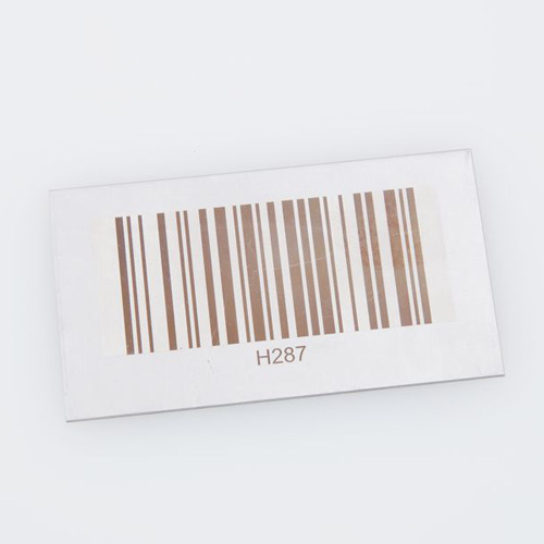 barcodeschilder aus edelstahl edelstahlschilder bedrucken graviert